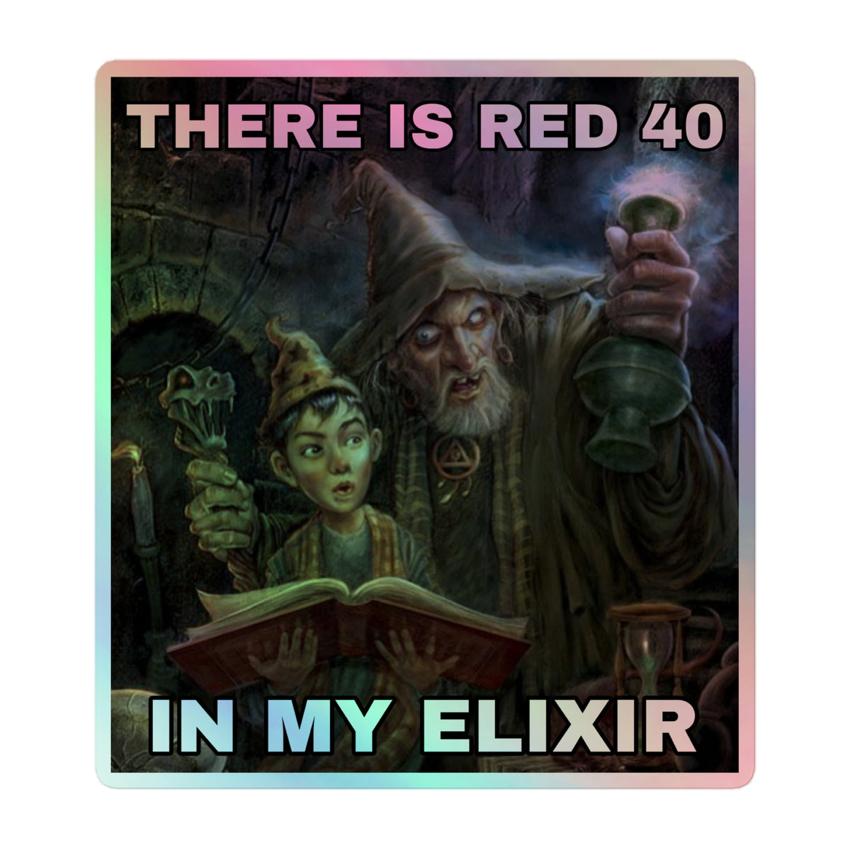 There is red 40 in my elixir