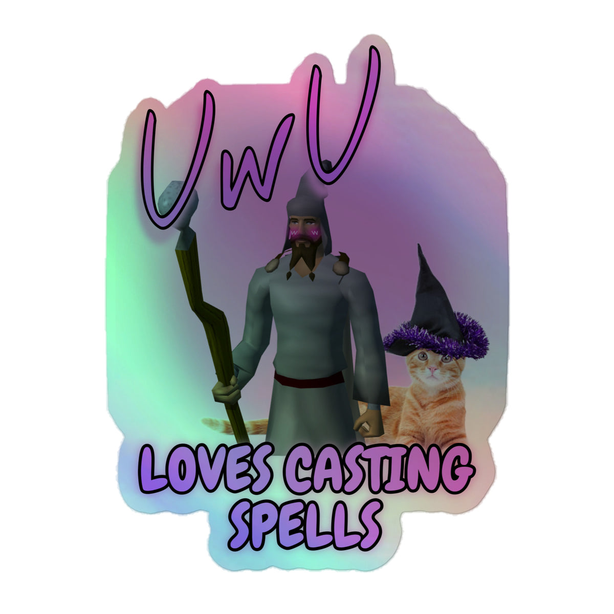 UwU love casting spells (sticker)