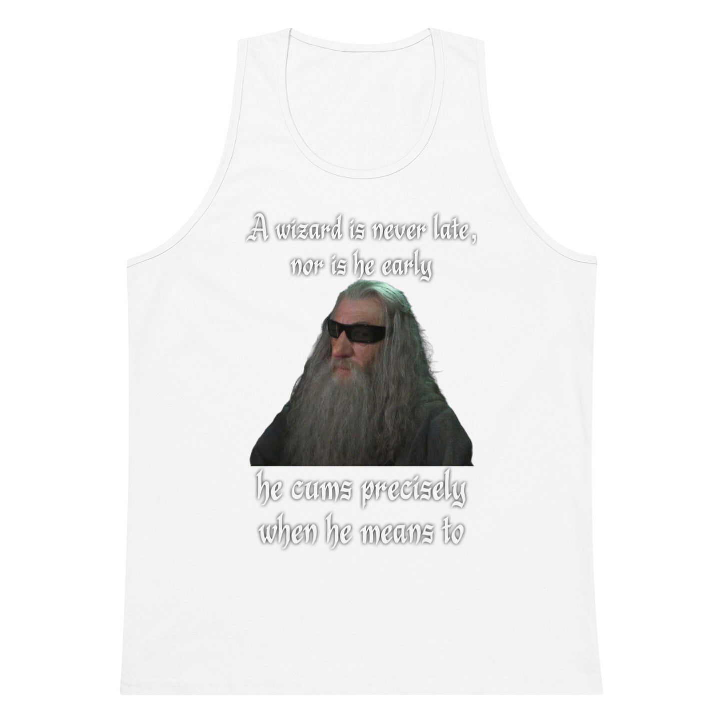 A Wizard is Never Late (tank top)