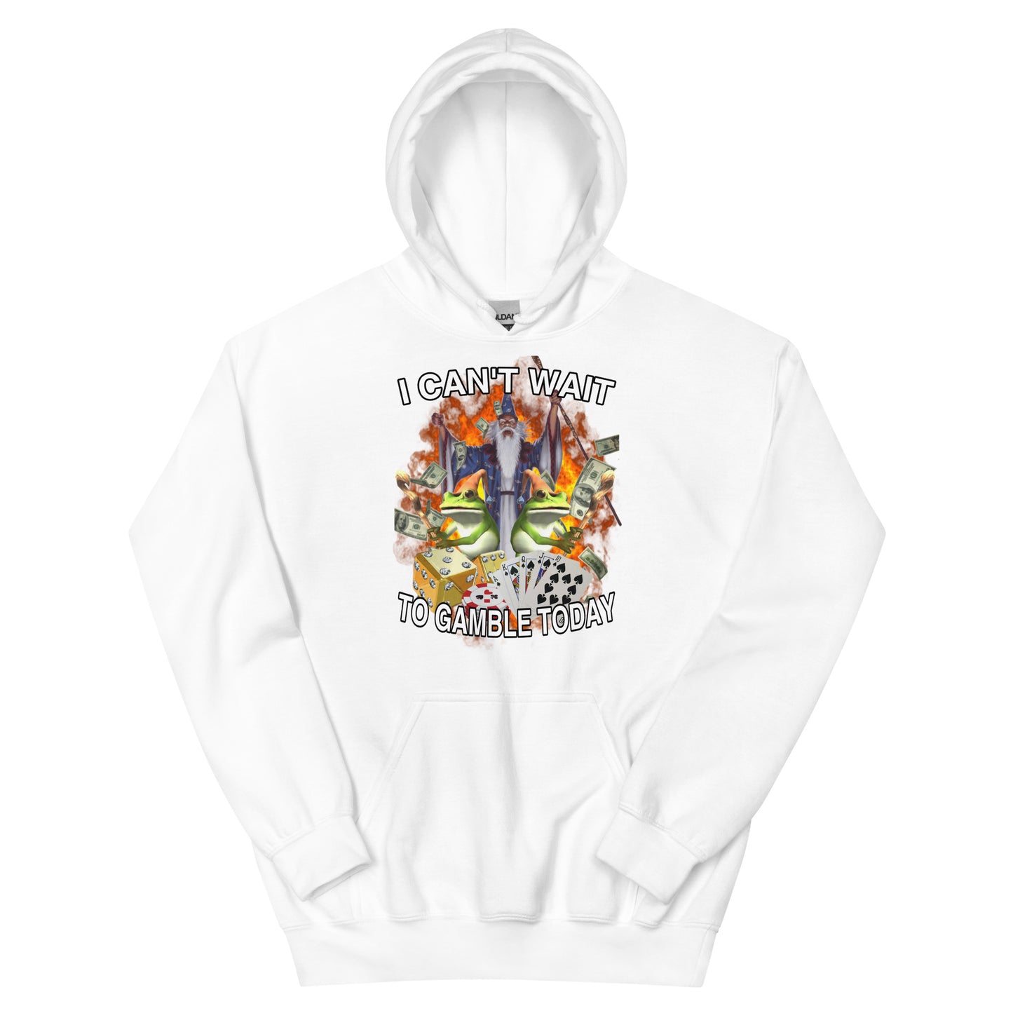 I can't wait to gamble today (hoodie)