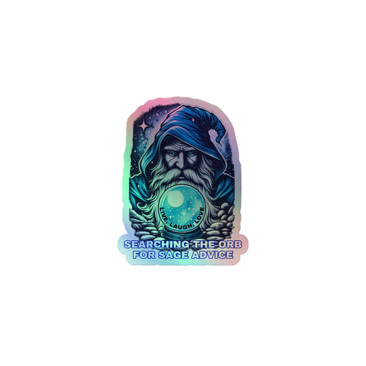 Searching the orb (sticker)