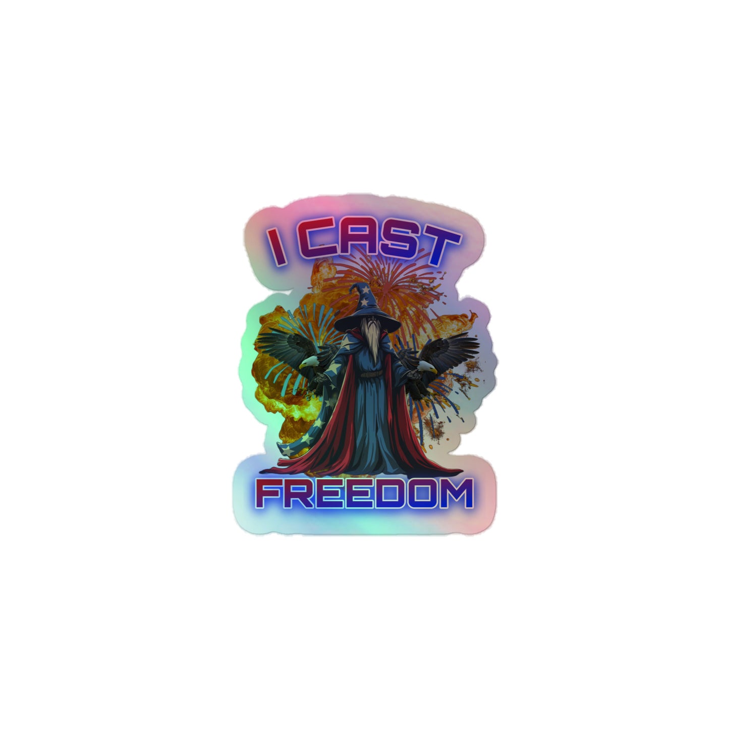 I cast freedom (sticker)