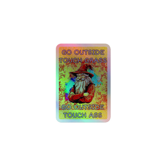 go outside touch grass (sticker)