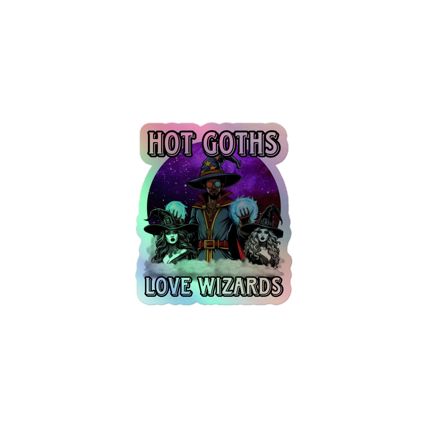 Hot goths love wizards (stickers)