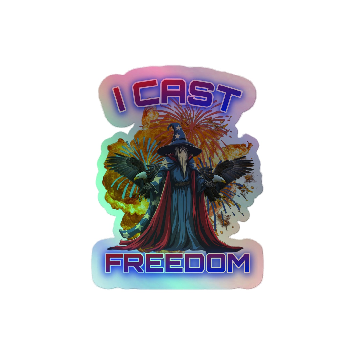 I cast freedom (sticker)