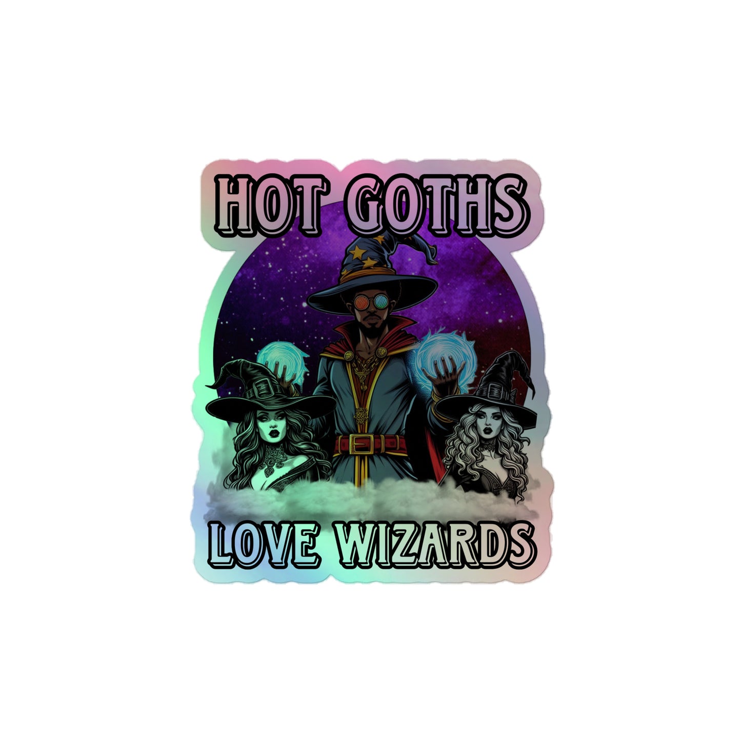 Hot goths love wizards (stickers)