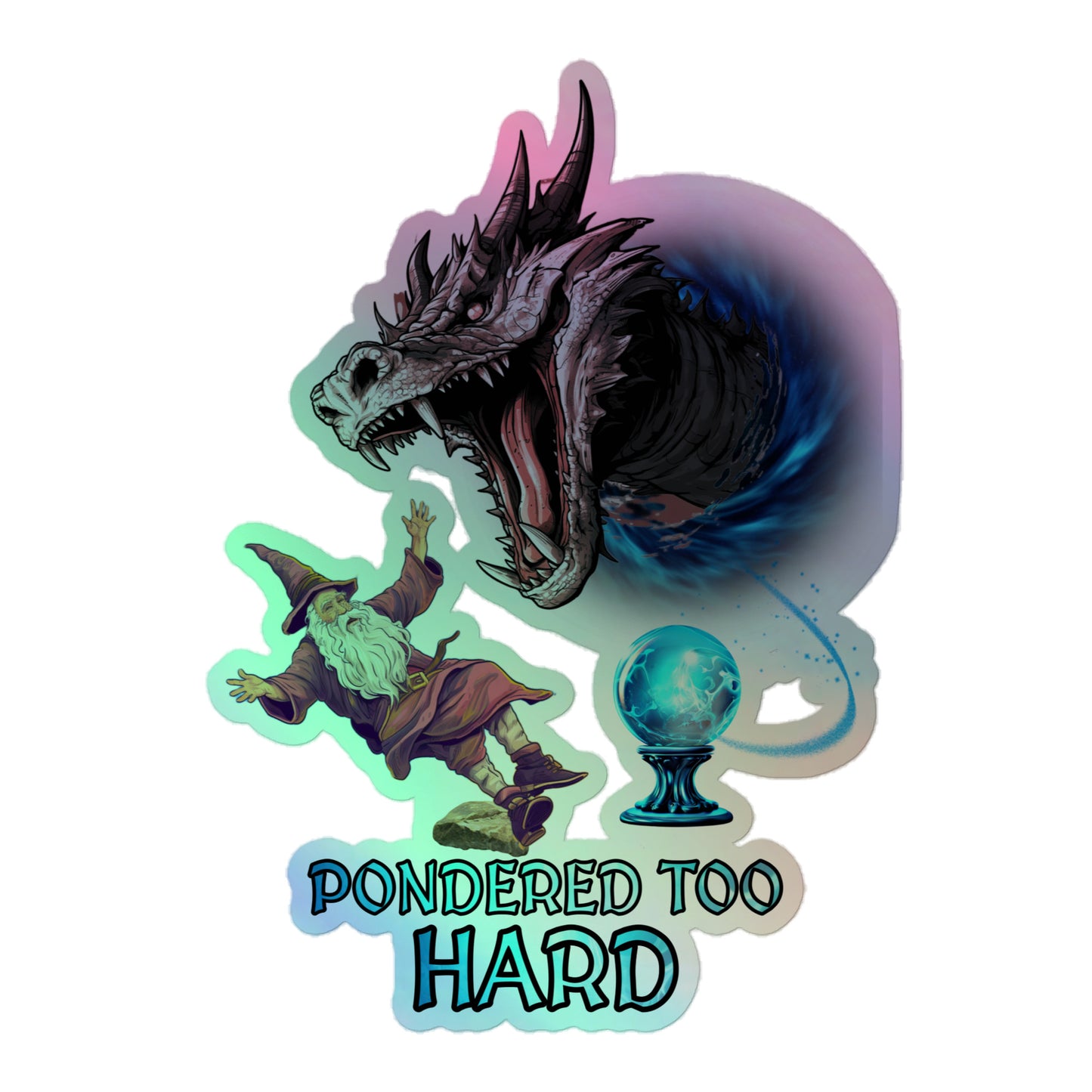 Pondered too hard (sticker)