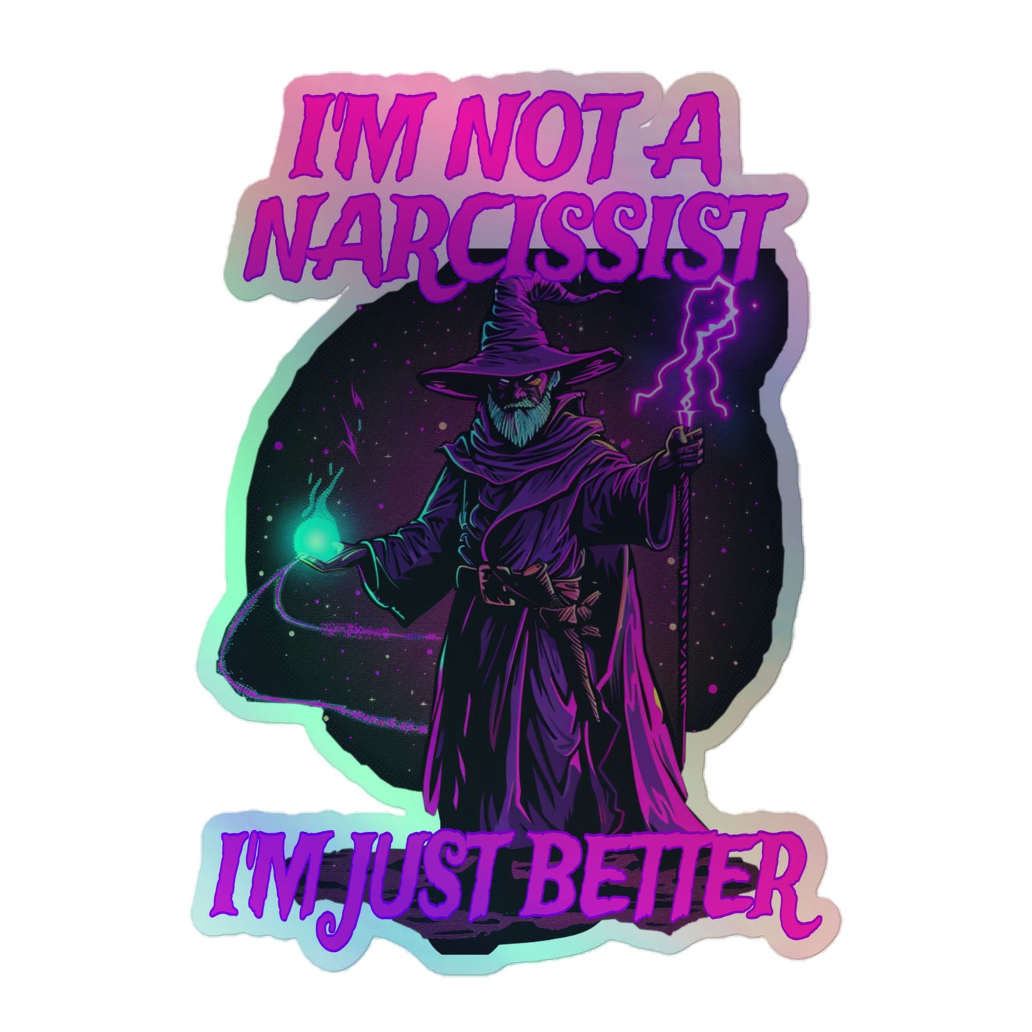 I'm not a narcissist (sticker)