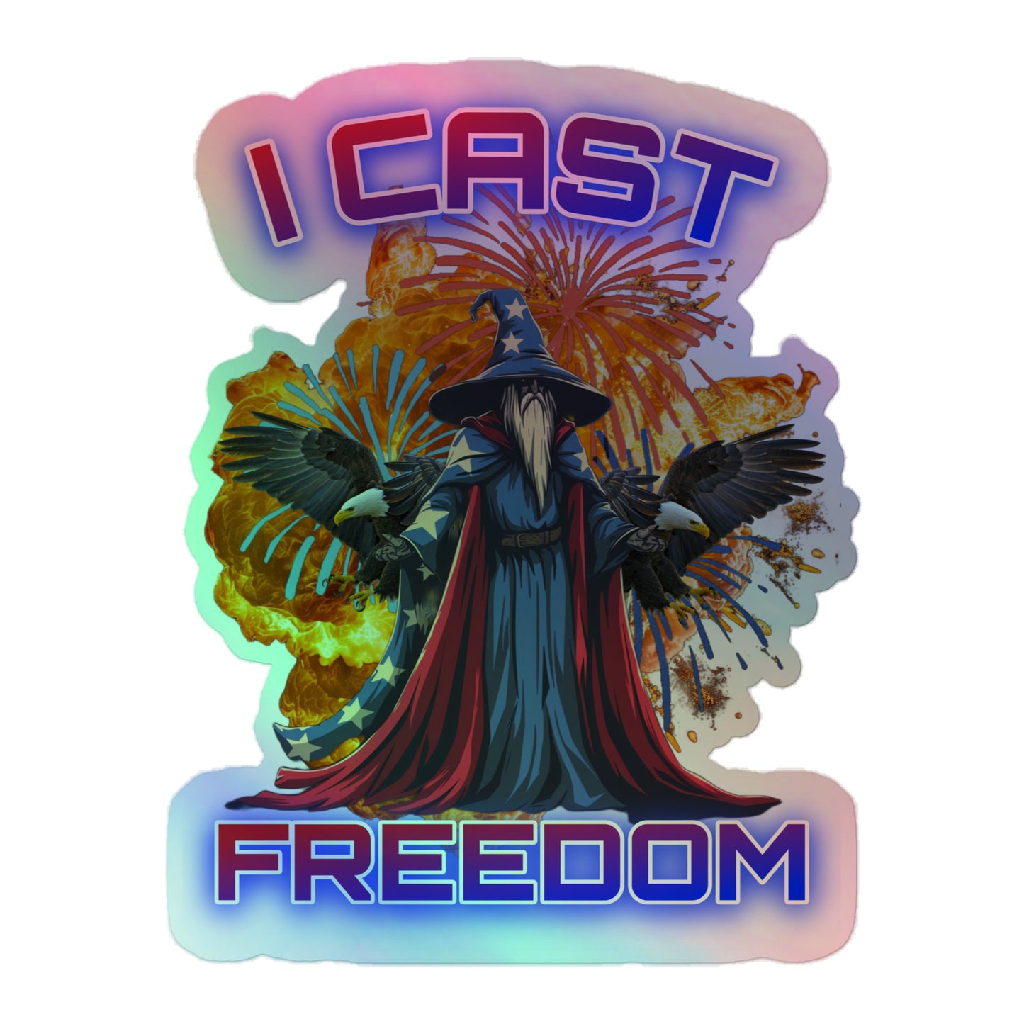 I cast freedom (sticker)