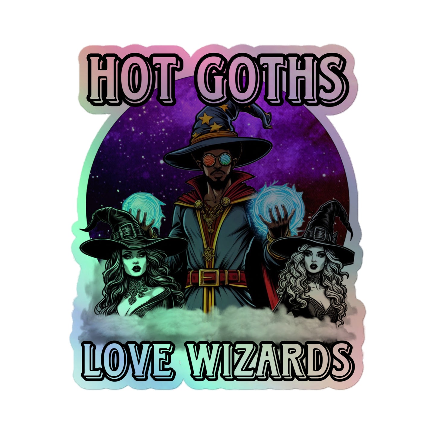 Hot goths love wizards (stickers)