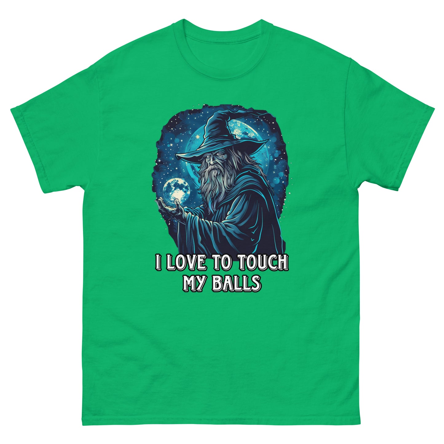 I like to touch my balls