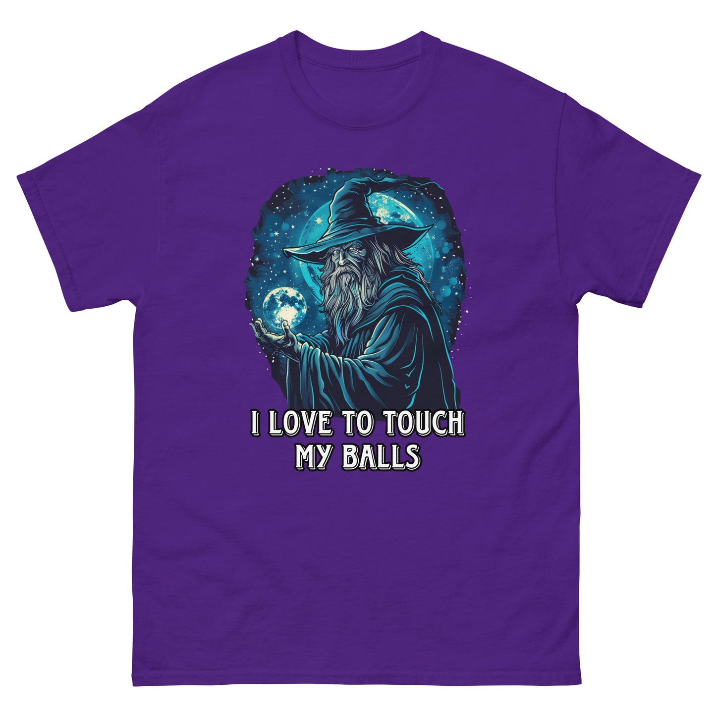 I like to touch my balls