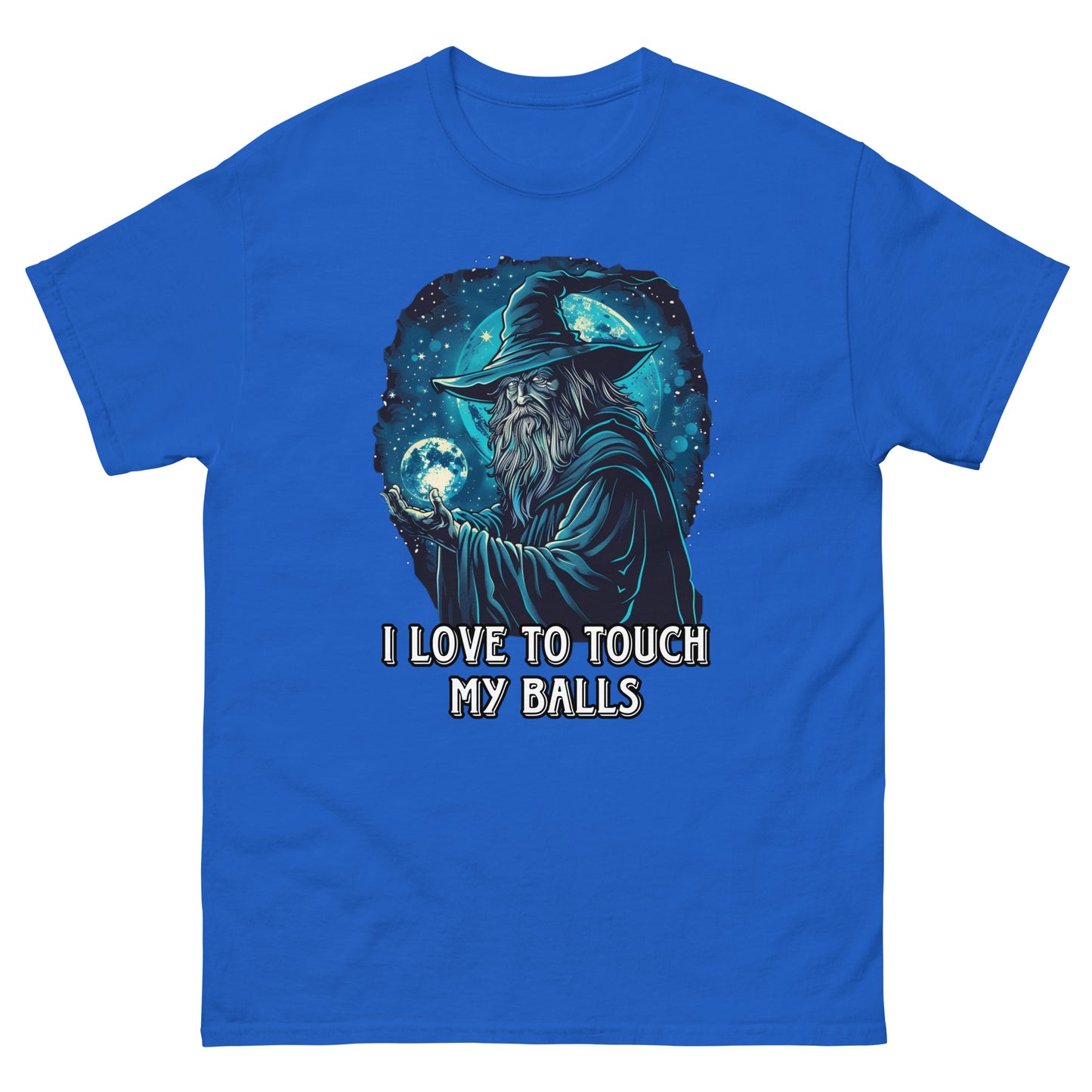 I like to touch my balls