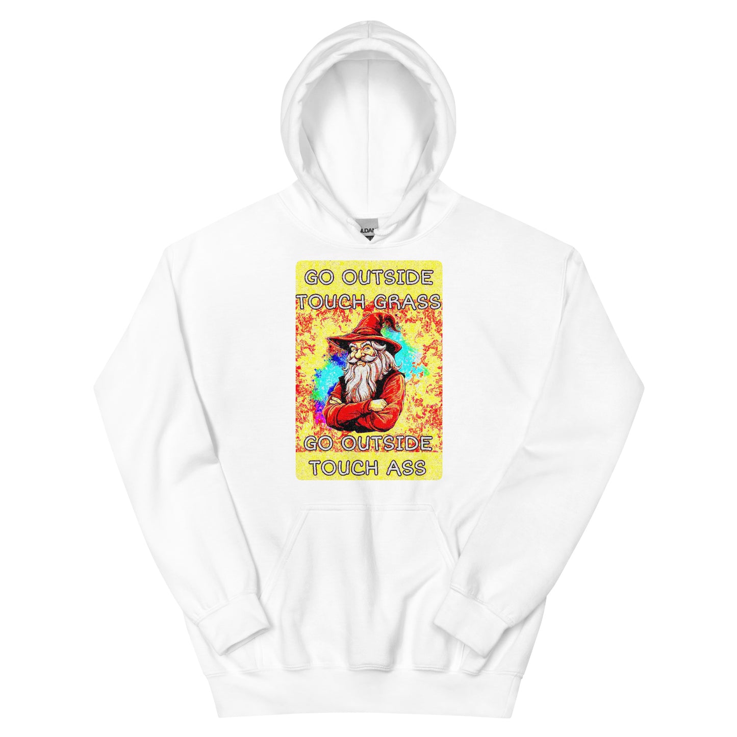 go outside touch grass (hoodie)