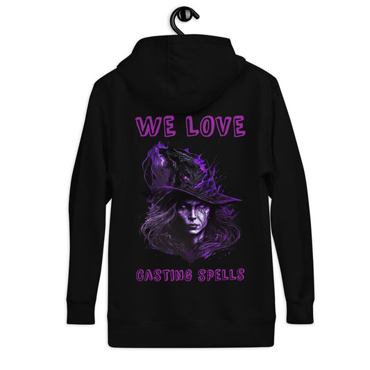 We love casting spells hoodie